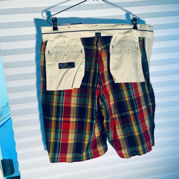 NWT Polo Ralph Lauren Men’s plaid/tartan Shorts, size 40 - Picture 11 of 12